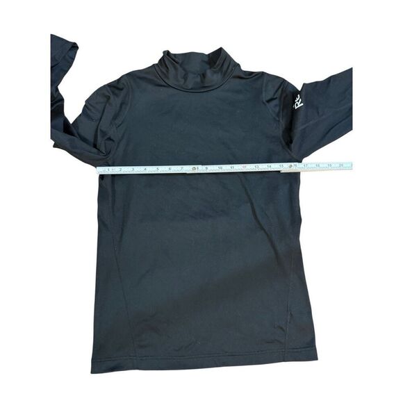 Reebok women’s CrossFit Black Long Sleeve Base Mock Neck Compression Top Running - Picture 4 of 7